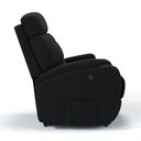 Ver imagem 4 de Poltrona do Papai Reclinável em Tecido Linho Cor Preta Reclinação Elétrica - Modelo Florença