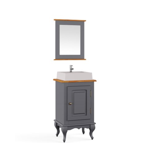 Balcão Lavabo 0,48m com Cuba - 3052