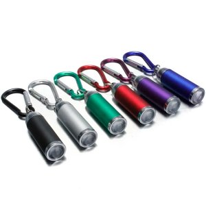 Mini Lanterna Led Chaveiro Mosquetão Portátil Multifuncional