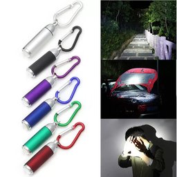 Mini Lanterna Led Chaveiro Mosquetão Portátil Multifuncional - 2