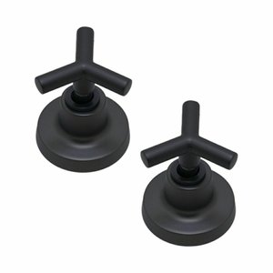 Kit 2 Acabamentos de Registro Preto Fosco Padrão Deca C55