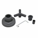 Ver imagem 4 de Kit 2 Acabamentos de Registro Preto Fosco Padrão Deca C55