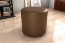 Ver imagem 2 de Puff Decorativo Sala Descando Copenhage Premium Sintetico Marrom Matrix