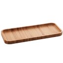 Ver mais imagens de Kit 3 Petisqueiras de Bambu Bandeja Retangular 28x11cm Prato Petisco Salgados Hire Lyor
