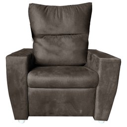 Poltrona Reclinável do Papai Moderna Nivea Marrom - 1