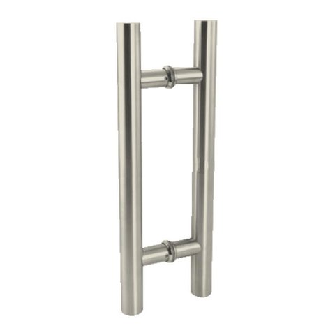 Puxador Duplo Df 908-25 - Escovado - 50 Cm