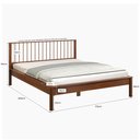 Ver imagem 7 de Cama Casal Queen de Madeira Maciça Moderna Apoana Castanho Idimex