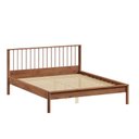 Ver imagem 4 de Cama Casal Queen de Madeira Maciça Moderna Apoana Castanho Idimex