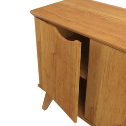 Buffet / Balcão Pr 3 Portas Estilo Retrô Cor Cinamomo - 3