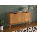 Ver imagem 2 de Buffet / Balcão Pr 3 Portas Estilo Retrô Cor Cinamomo