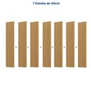 Ver imagem 5 de Rack Extensível com Painel para Tv até 86 Polegadas 230cmx280cm Liso Aruá CabeCasa MadeiraOriginals