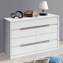 Ver imagem 5 de Cômoda Urban 8 Gavetas Lopas Branco Bymobille