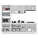 Ver imagem 3 de Cozinha Completa Amara 10 Portas 4 Gavetas Branco - Politorno