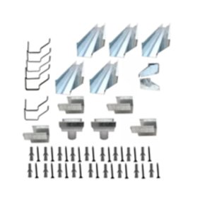 Kit Calha Telhado Super Calha Beiral 0,30x9m Aço Galvanizado