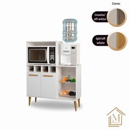 Fruteira Nube Cor:branco - Armário para Cozinha - Mizza Decor - 5