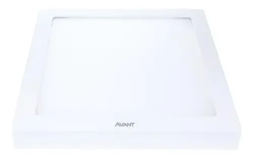 Kit 8 Painel Plafon Sobrepor Led 24w Quadrado Avant 4000k COR:Amarelo - 2