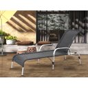 Ver imagem 2 de Conjunto 2 Espreguiçadeiras Esteira em Alumínio Cor Tabaco Banho de Sol, Área de Piscina - Havaí