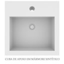 Ver mais imagens de Gabinete para Banheiro 70cm com Cuba e Espelheira Veneza