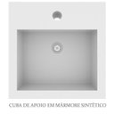 Ver mais imagens de Gabinete para Banheiro 70cm com Cuba e Espelheira Veneza 