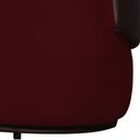 Ver imagem 3 de Poltrona Namoradeira Sofá Orgânico 2 Lugares Beatriz Composê Corino Marrom - Suede Bordo