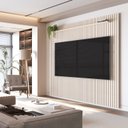 Ver imagem 5 de Painel Ripado para TV até 75 Polegadas 100% MDF 228,6CMX240CM Arbo