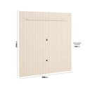 Ver imagem 3 de Painel Ripado para TV até 75 Polegadas 100% MDF 228,6CMX240CM Arbo