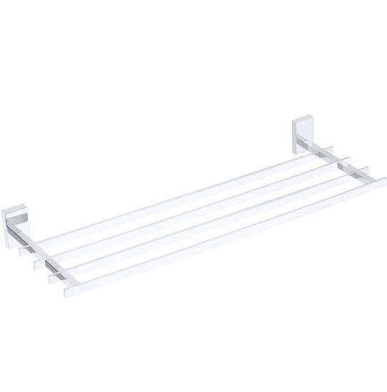 Toalheiro Porta Toalha Hotel 57Cm Cromado Italy Line Veneza - 1