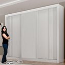 Ver imagem 5 de Guarda-Roupa Casal 3 Portas Milano Leifer Móveis