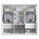 Ver imagem 2 de Guarda-Roupa Casal 3 Portas Milano Leifer Móveis