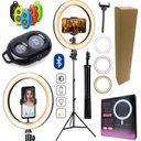 Ver imagem 3 de Ring Light Profissional Anel Led Iluminação Completo Tripé + Disparador + Microfone Lapela