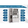Balcão de Escritório Multiuso BL-3304 c/ 3 Portas e Nicho p/ Microondas 96cm Branco - Tecno Mobili - 2