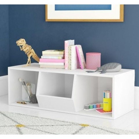 Organizador De Brinquedos Derick 100% Mdf Quarto Crianças