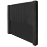 Cabeceira Casal 140cm Corano Preto - 4