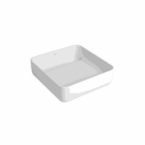 Cuba de Apoio Quadrada com Válvula Oculta Branco 40cm - Deca Deca Loucas