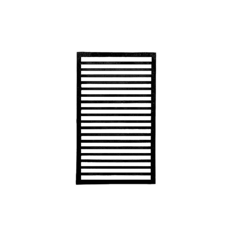 Grelha Ferro Fundido para Fogão a Lenha e Campeiro 20x40cm