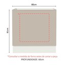 Ver imagem 7 de Balcão para Forno de Embutir 80 X 60 Cm sem Tampo Branco/crema Agata Madesa Branco/crema