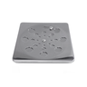 Grelha Quadrada Inox com Fecho para Ralo Tam. 95 X 95 X 4mm Durín - 1