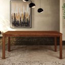 Ver imagem 4 de Mesa de Jantar Nature 6 Lugares Madeira Maciça Taeda 180cm Marrom Milani Movelaria