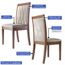 Ver imagem 5 de Kit 2 Cadeiras Hydra em Madeira Maciça Espresso Móveis