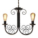 Ver imagem 3 de Pendente Simples Rústico Artesanal Corredor Preço de Fabricante Libertas Rosas Artesanato 02 Lâmpada