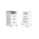 Ver imagem 5 de Kit Maca Podologia Rose Gold Mocho Armário Exaustor Bandejas Sl / Fiscomed Kit Cadeira para Podologi