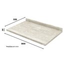 Ver imagem 3 de Tampo para Balcao 80 Cm C904 Americana Calcare Henn