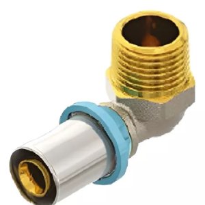 Cotovelo Macho para Água 20mm X 3/4 Lbp Prensar Emmeti