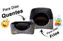 Ver mais imagens de Cama Iglu e Toca para Gato Luppet Luxo Preto Vime - M