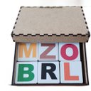 Ver imagem 1 de Jogo da Memória Alfabeto Educativos Pedagógicos Brinquedos Madeira Alfabetização Divertidos Criativ