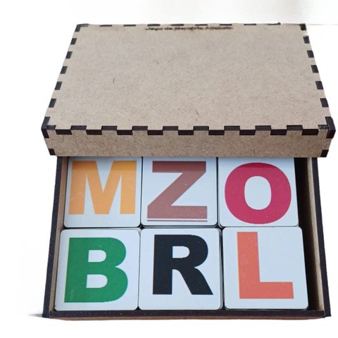 Jogo da Memória Alfabeto Educativos Pedagógicos Brinquedos Madeira Alfabetização Divertidos Criativ