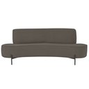 Ver imagem 6 de Sofá Orgânico 2 Lugares 150cm Argos Pés Preto Bouclé Marrom - Nexta Casa