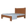 Cama Casal Malbec Madeira Maciça Angelim Pedra/tauari Castanho - 8