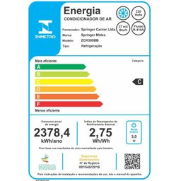 Ar Condicionado de Janela Springer Midea 27.000 Btus Frio Mecânico 220v - 2