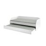 Sofá Cama Solteiro Duo com Cama Auxiliar em Mdf Reforçado 15mm Branco - 5